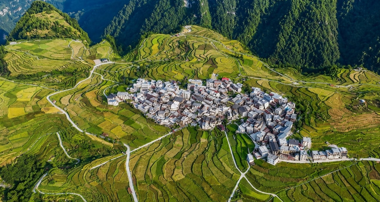 They live on the edge of the cliff in the village at an altitude of 1,200 meters - Latest News