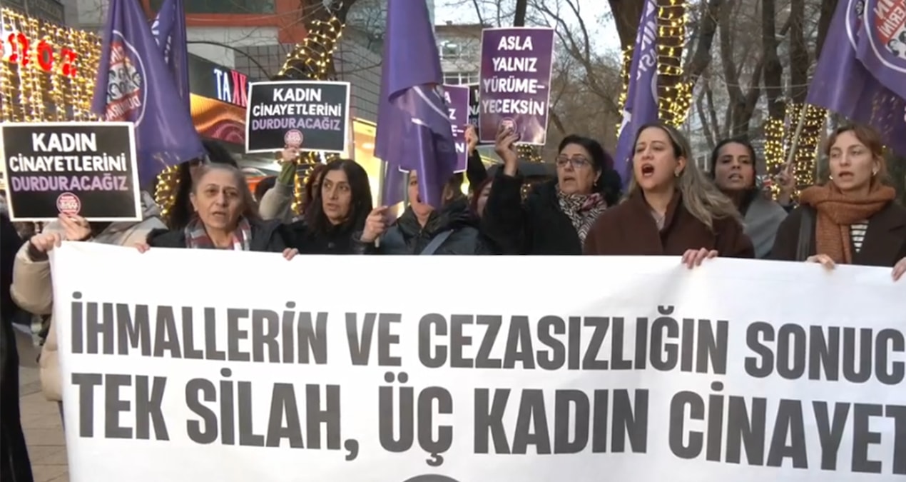 3 kadının katledilmesi sonrası Ankara'da eylem - Son Dakika Haberleri: Gelişmeler Takip Ediliyor