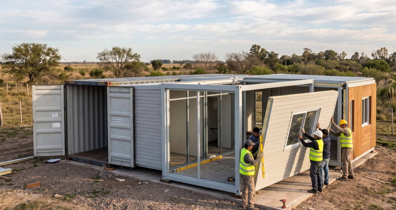 He built the 72 square meter house in 1 hour - Breaking News