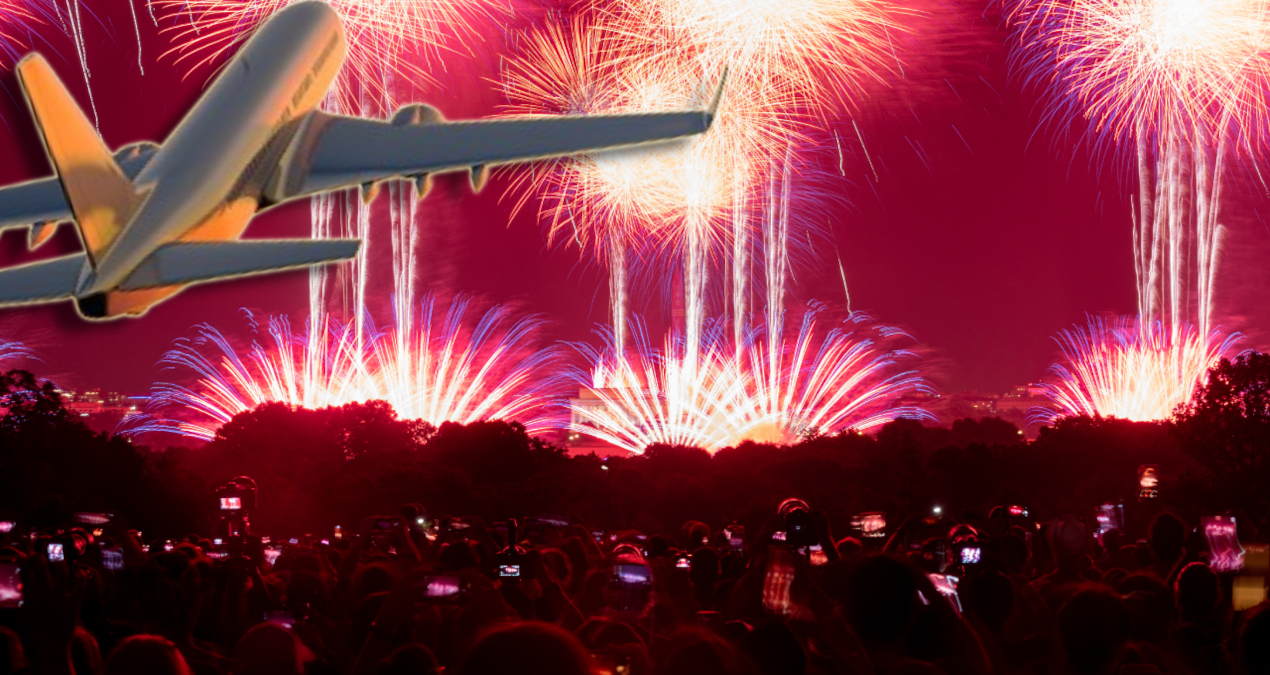 Panic in the air in the USA! Fireworks hit the plane - Breaking News