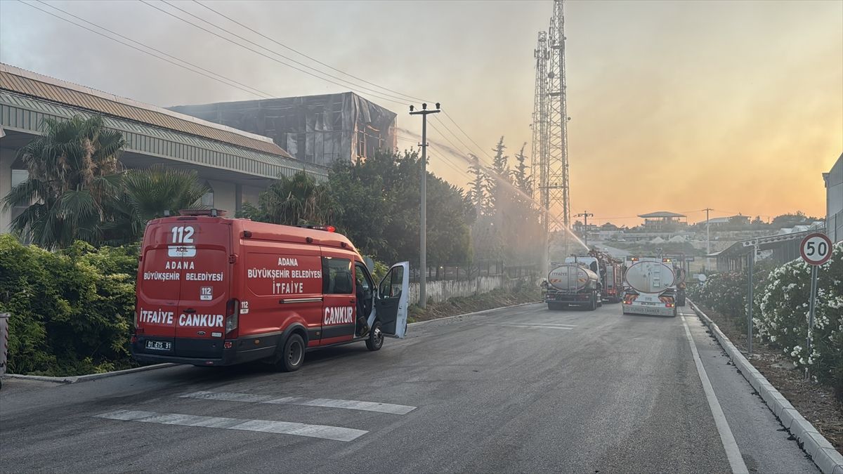 The flames that broke out in a factory in Adana were contained - News