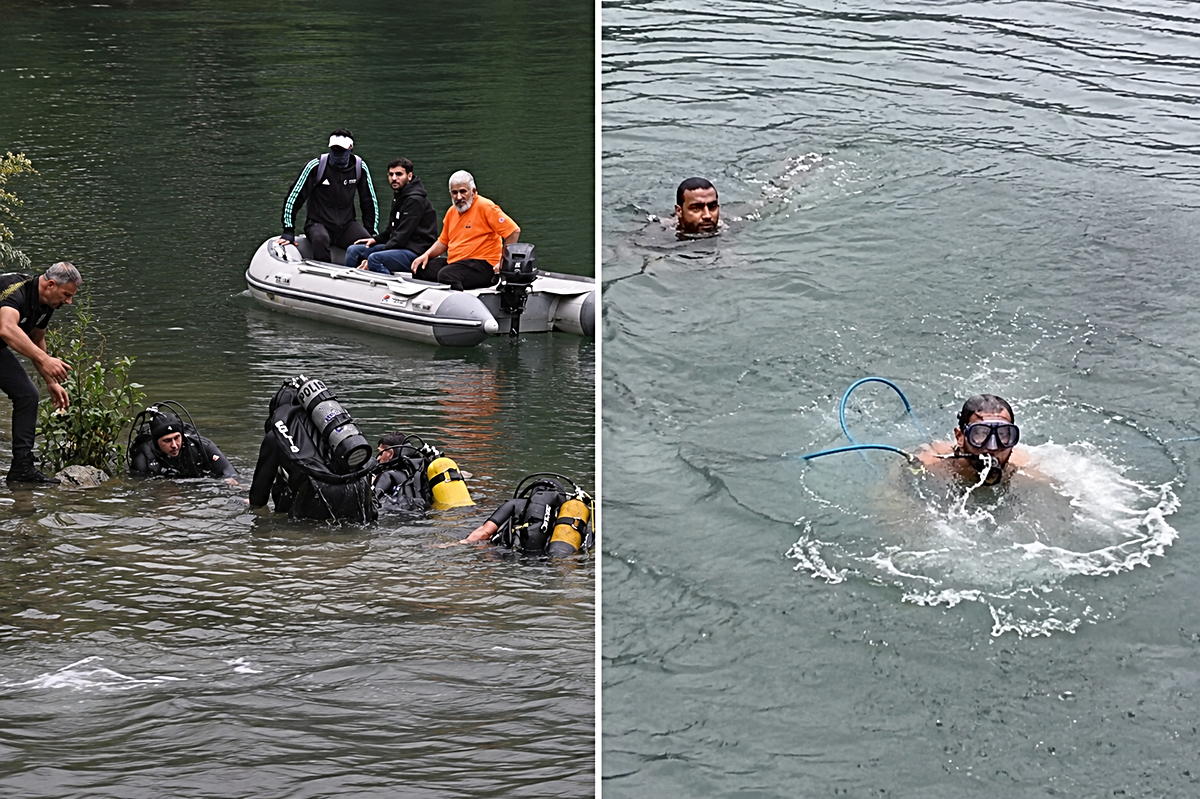 2 people who tried to save a tourist who fell into Uzungöl were in danger of drowning, and 1 person is wanted.