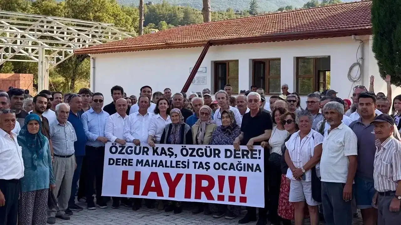 Agenda - Marble quarry protest in Kaş: 'Citizens react to the approval given to the existence of a protected area and forest'