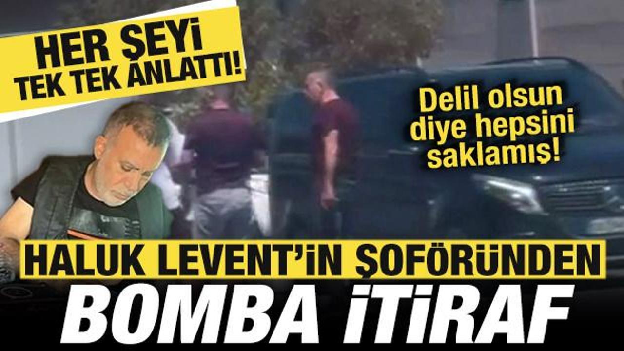 Latest Development: Bombshell confession from Haluk Levent's driver! He explained everything one by one! He hid the evidence
