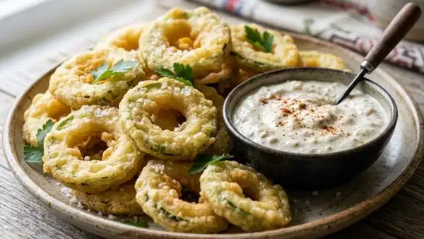 Hot Development: Practical and crispy snack: Zucchini tempura recipe