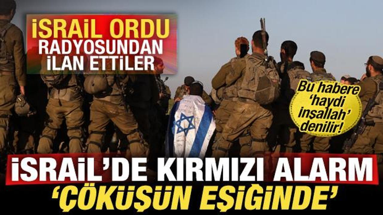 Hot Development: Alarm in Israel! Announced on army radio: Heavy hit, on the verge of collapse!: Here are the Details
