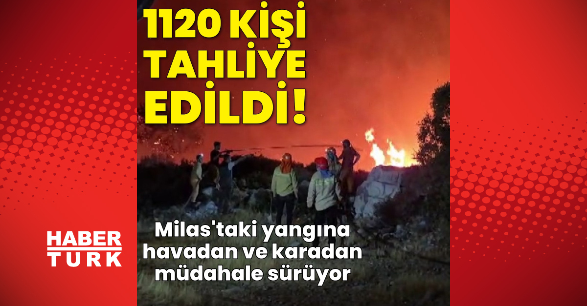 Milas Forest Fire: 1,120 People Evacuated
