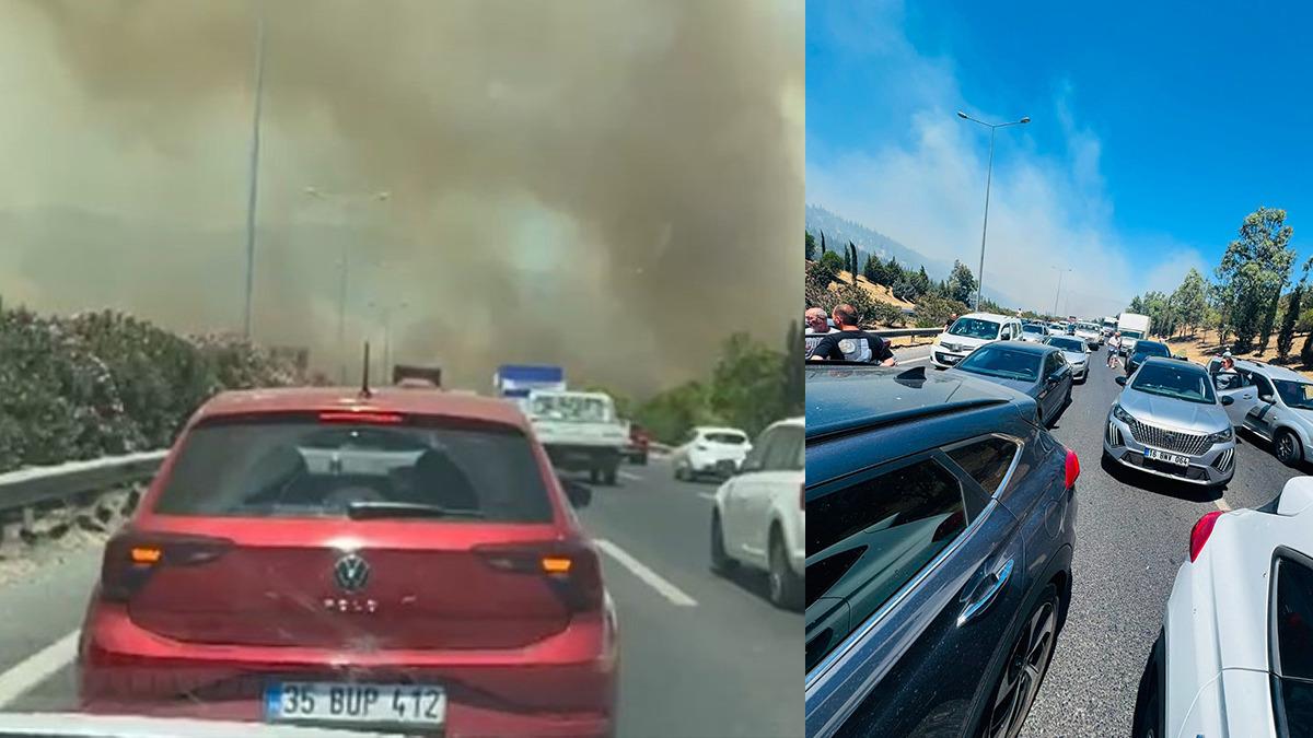 Analysis | Frightening images from the fire in Manisa! Reached the Izmir-Istanbul Highway: Teams were mobilized