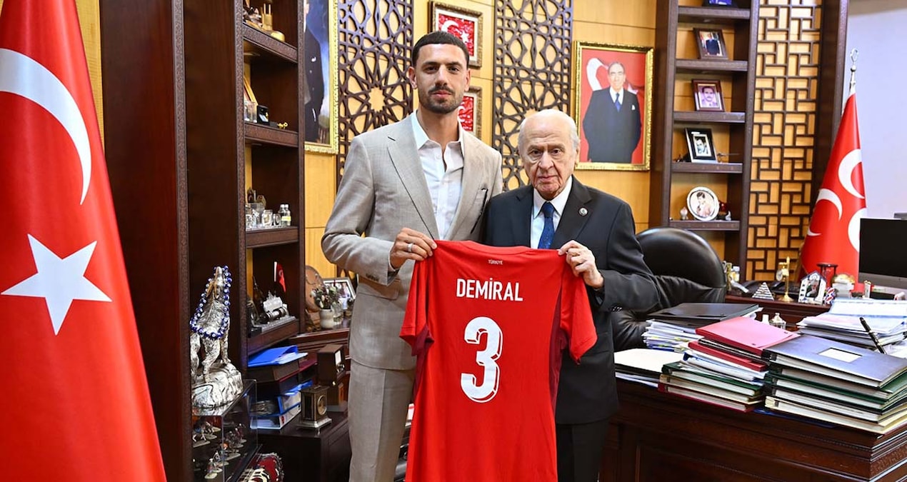 Agenda - National football player Merih Demiral visited Bahçeli