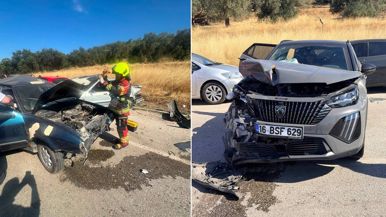Hot Development: 4 vehicles crashed into each other in Ayvalık: 6 people were injured: Here are the Details