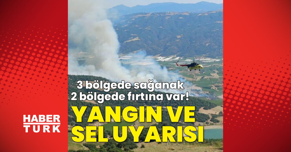 Agenda - Danger of showers and floods in 3 regions, storm and fire alarm in 2 regions