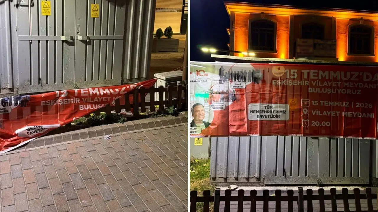 Agenda - 'July 15 posters were taken down' claim in Eskişehir: 2 people in custody (Details)