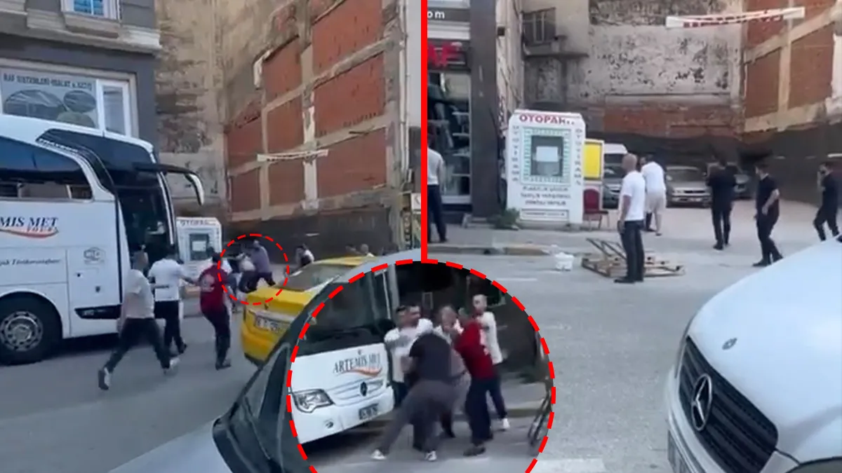 Kritik Açıklama: Son Gelişme: Yer Bursa! Tartışma bıçaklı kavgaya dönüştü: Korku dolu anlar kameraya böyle yan