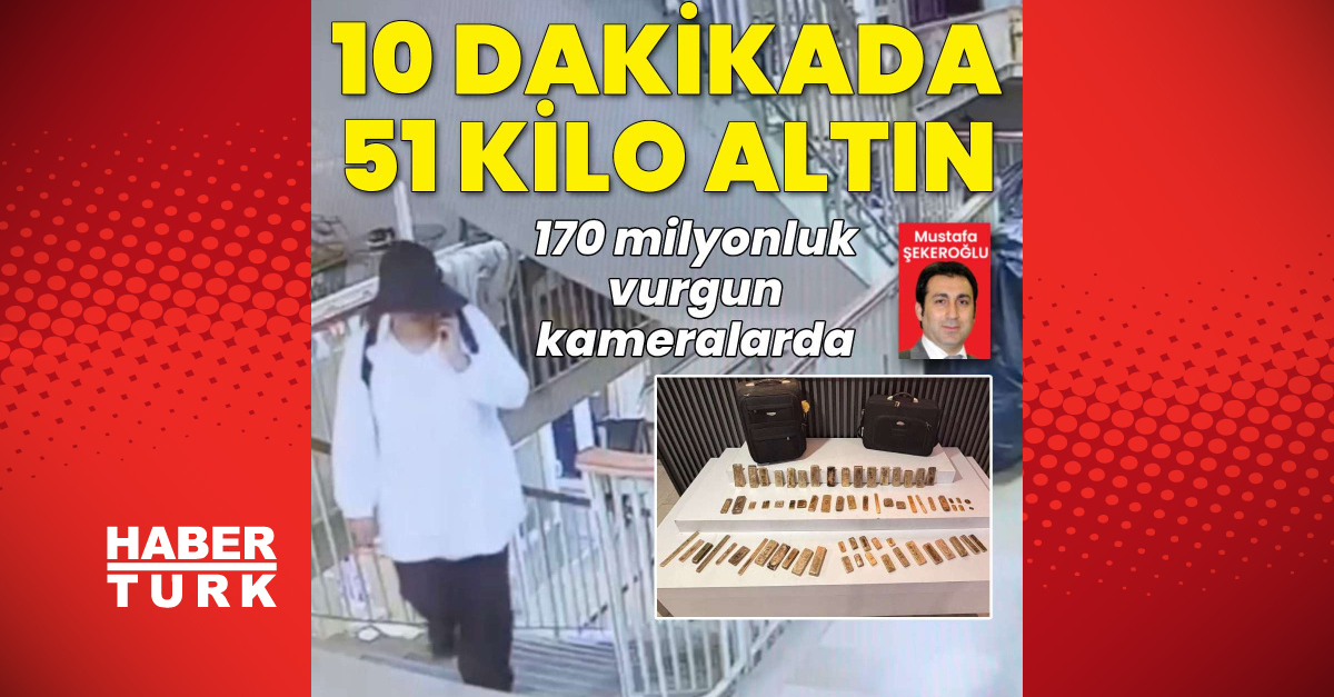 Sıcak Gündem: 51 kilo altın için 10 dakika yetti... 170 milyon TL'lik altın vurgunu yapan çift Ele Geçirildi -