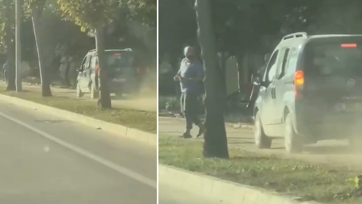 Kritik Açıklama: Bursa'da aracıyla kaldırımda ilerleyip, yayalardan yol istedi: Gelişmeler Takip Ediliyor