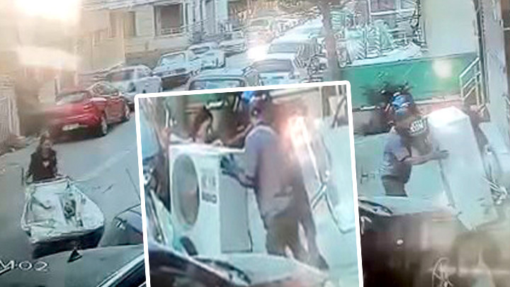 Son Gelişme: İş yerinin önündeki klima motorunu böyle çaldılar! 2 şüpheli hakkında tutuklama kararı verildi: İ