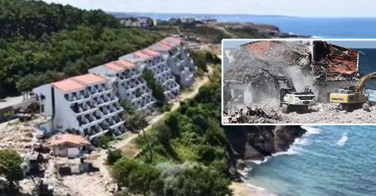Son Gelişme: 9 yıldır atıl haldeydi talan edilmişti... Riva'da o otel yıkılıyor!: İşte Ayrıntılar ve Merak Edi