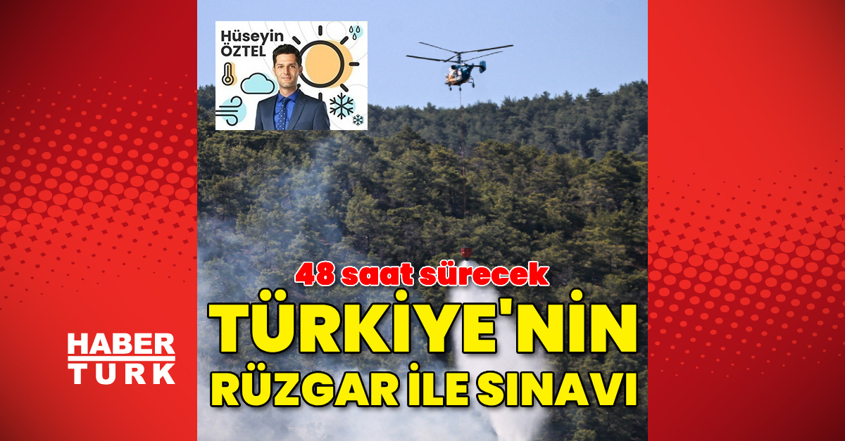 Son Gelişme: Türkiye'nin rüzgar ile sınavı! 48 saat sürecek (Detaylar)