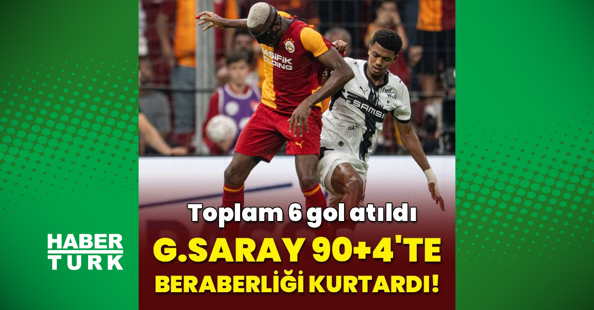 Gündemden Son Bilgiler: Analiz | G.Saray, 90+4'te beraberliği kurtardı! (Detaylar) ve Merak Edilenler