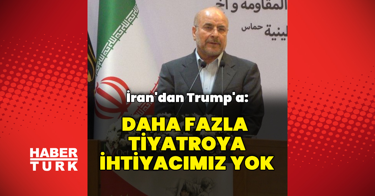 Son Gelişme: Son Gelişme: İran'dan Trump'a: Daha fazla tiyatroya ihtiyacımız yok: İşte Ayrıntılar: Gelişmeler