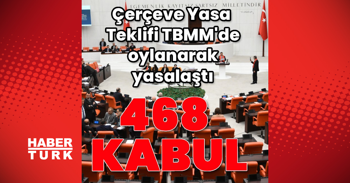Gündemden Son Bilgiler: Çerçeve yasa Meclis'te!: İşte Ayrıntılar: Gelişmeler Takip Ediliyor