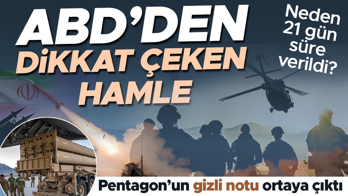 Sıcak Gündem: Son Gelişme: ABD’den dikkat çeken hamle! Pentagon’un gizli notu gözler önüne serildi… Neden 21 g