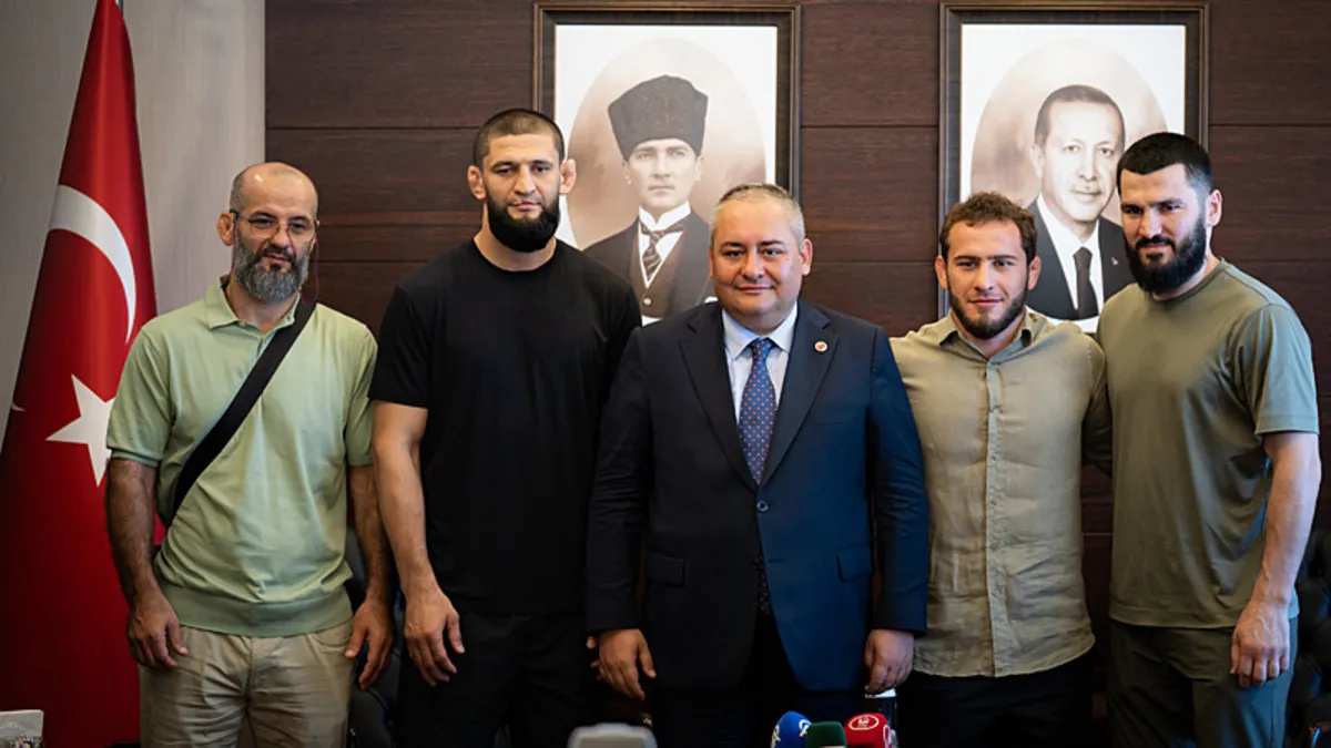 Sıcak Gündem: Şampiyon Çeçen sporcu Khamzat Chimaev'den Keçiören Belediyesi'ne ziyaret (Detaylar) ve Merak Edi