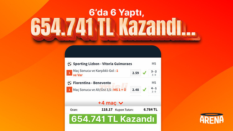 Son Gelişme: 6’da 6 yaptı, 654.741 TL kazandı… | İşte Tüm Ayrıntılar