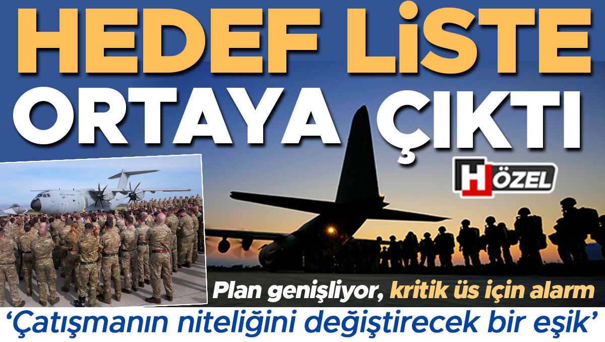 Ayrıntılar Netleşti: Hedef liste gözler önüne serildi! Plan genişliyor, kritik üs için alarm… ‘Bu çatışmanın n