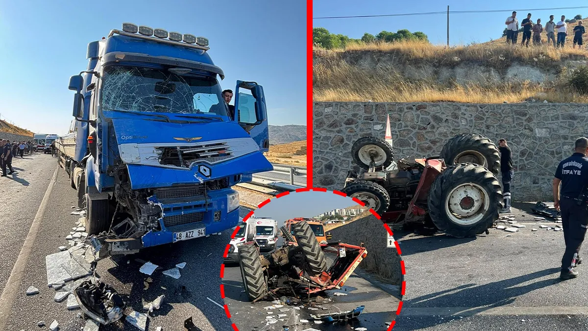 Gündemden Son Bilgiler: Aydın’da feci kaza! Çekici traktöre ok gibi saplandı: Ölü ve yaralılar var!
