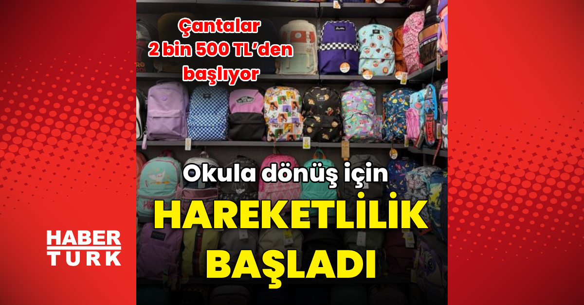 Kırtasiyelerde 'okula dönüş' hareketliliği!