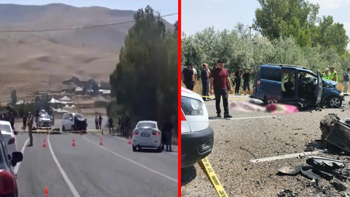 Ayrıntılar Netleşti: Van'da korkunç kaza! İki otomobil kafa kafaya çarpıştı: 2 ölü 9 yaralı ve Merak Edilenler
