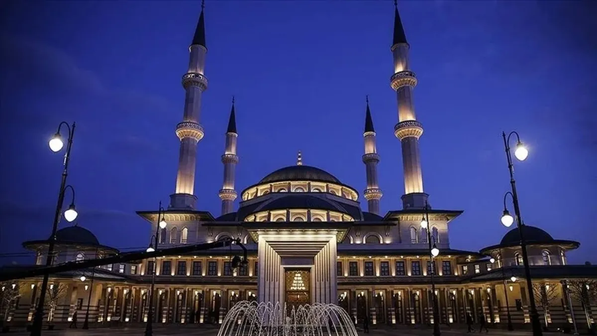 Kritik Açıklama: Beştepe Millet Camisi'nde Mevlid-i Nebi Gecesi programı ve Merak Edilenler