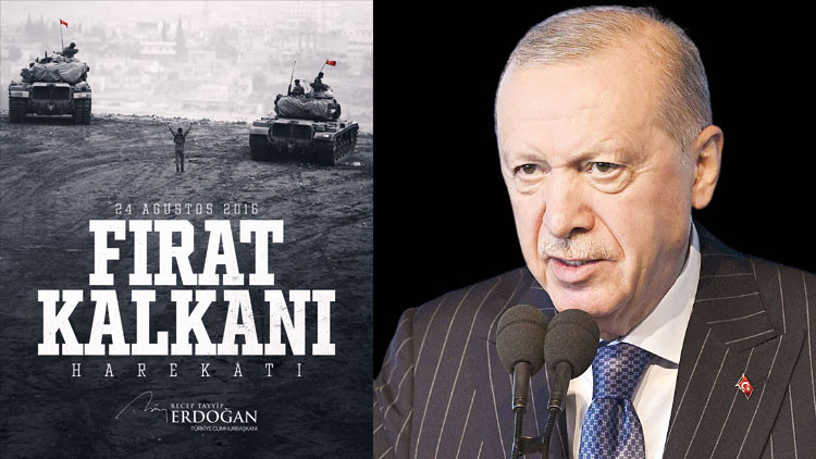 Erdoğan’dan Fırat Kalkanı mesajı: Ordumuzun gücünü gösterdik: Gelişmeler Takip Ediliyor