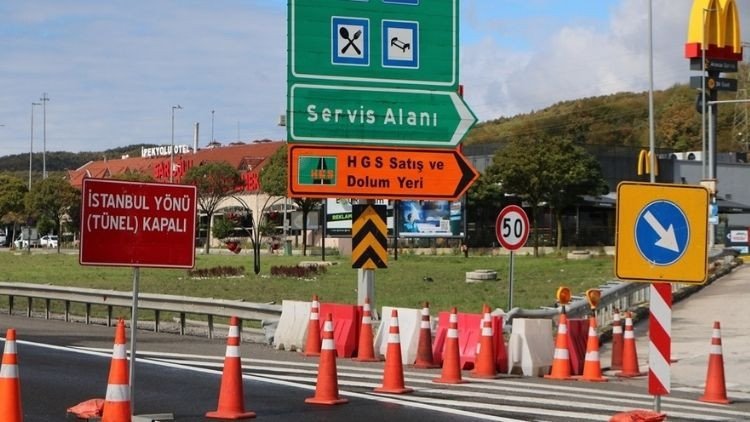 Son Gelişme: Anadolu Otoyolu'nun İstanbul istikametinde yol çalışması - Son Dakika Bilgileri