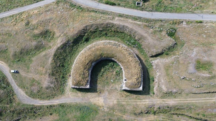 200 yıl önce Kars'ta inşa edildi... Bir dönem kadın hapishanesi olarak kullanıldı! Havadan görüntülendi - Son