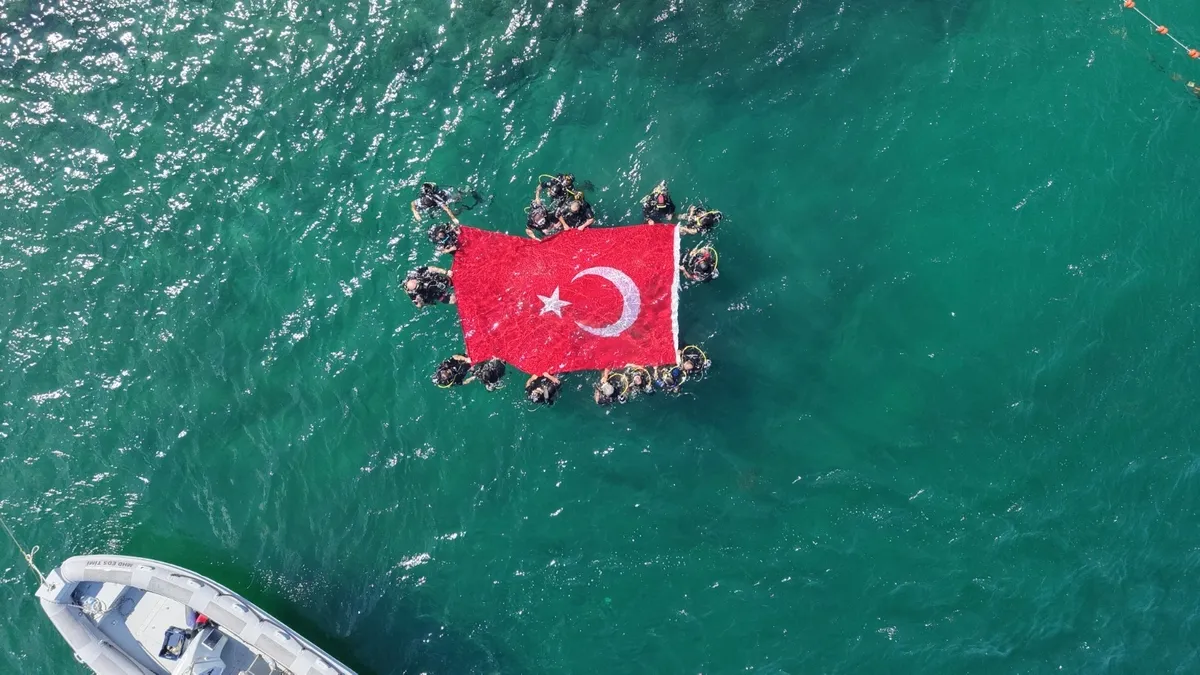 Ayrıntılar Netleşti: Engelliler, 30 Ağustos Zaferi için su altı dalışı yaptı | İşte Tüm Ayrıntılar