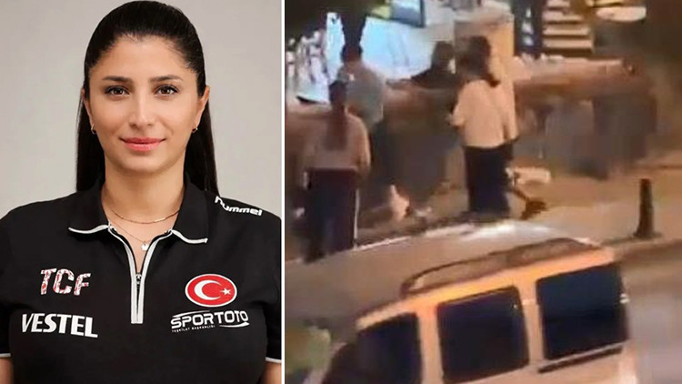Milli cimnastik antrenörü Funda Bakış’ın öldürüldüğü kavganın görüntüleri gözler önüne serildi | İşte Tüm Ayrı