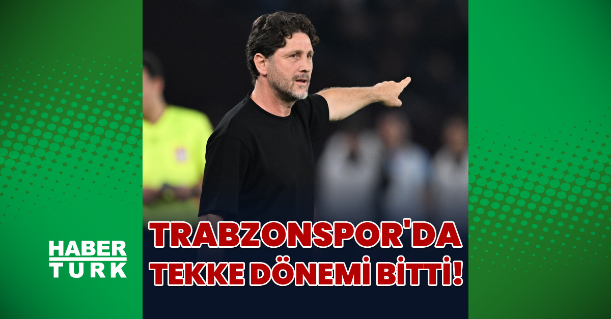 Son Gelişme: Trabzonspor'da Fatih Tekke ile yollar ayrıldı! ve Merak Edilenler