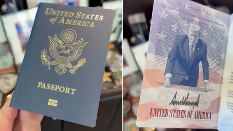 Gündemden Son Bilgiler: Oğlu paylaştı: ABD pasaportunda Trump fotoğrafı - Son Dakika Bilgileri