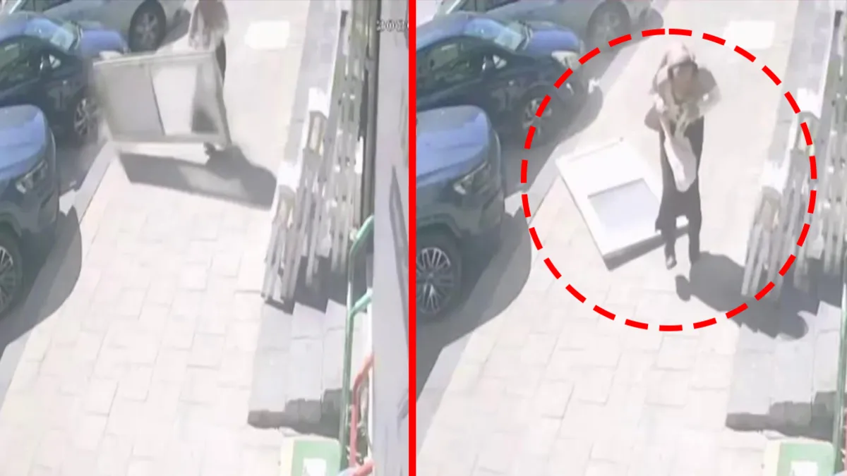 Ayrıntılar Netleşti: Karaman'da akılalmaz olay! Metrelerce yüksekten düşen kapıdan saniyelerle kurtuldu: O anl