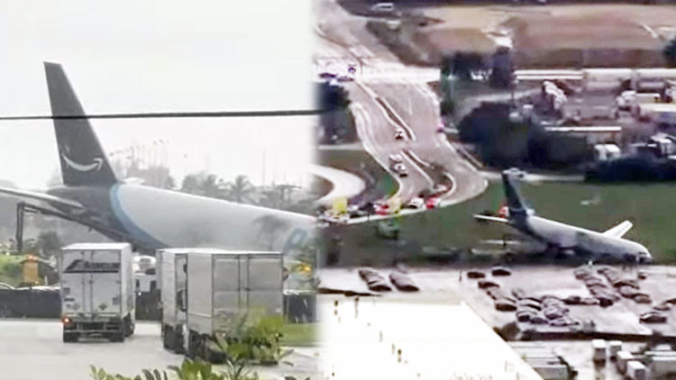 ABD'de kargo uçağı pistten çıktı: Gelişmeler Takip Ediliyor