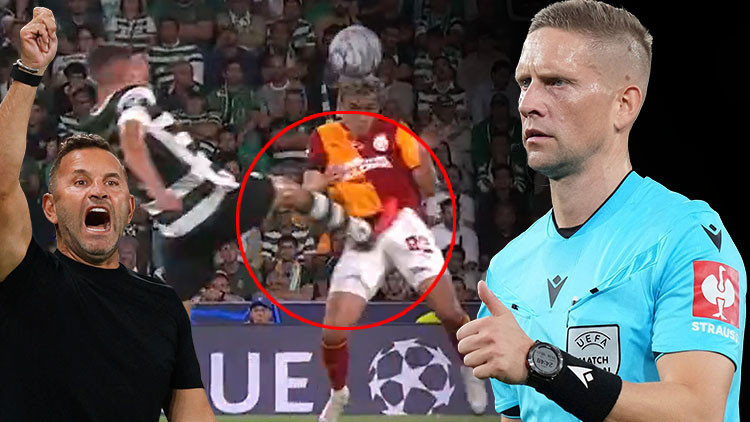 Gündemden Son Bilgiler: Galatasaray, Sporting maçında kırmızı kart bekledi! VAR incelemesi sonrası karar değiş