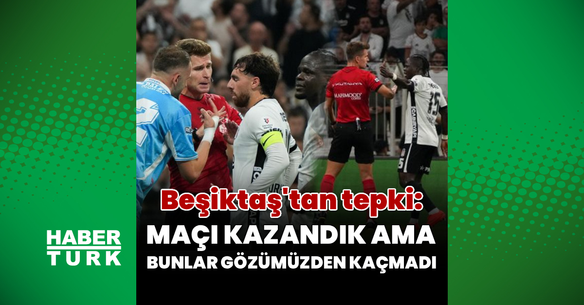 Kritik Açıklama: Beşiktaş'tan hakem tepkisi!