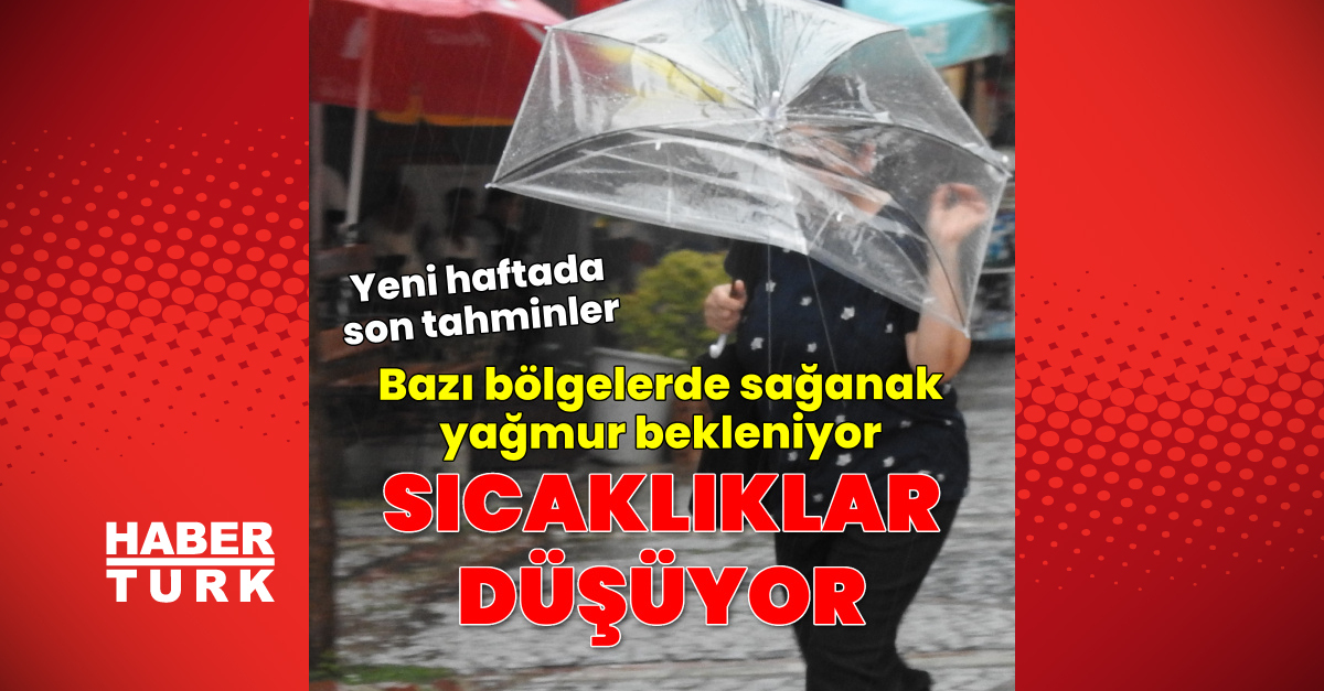Ayrıntılar Netleşti: Hava sıcaklıkları 4 ila 8 derece azalacak ve Merak Edilenler