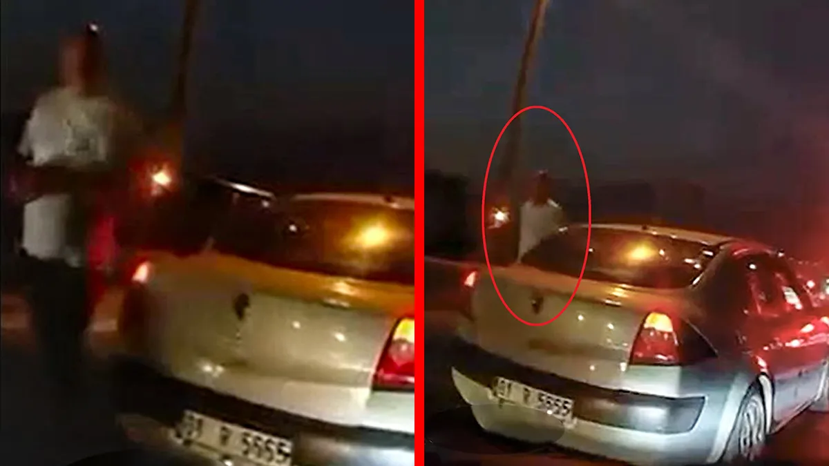 Yer Adana! ‘Başkomiserim’ deyip tartıştığı sürücünün önünü kesti! Gerçek bambaşka çıktı: Meğer market çalışanı