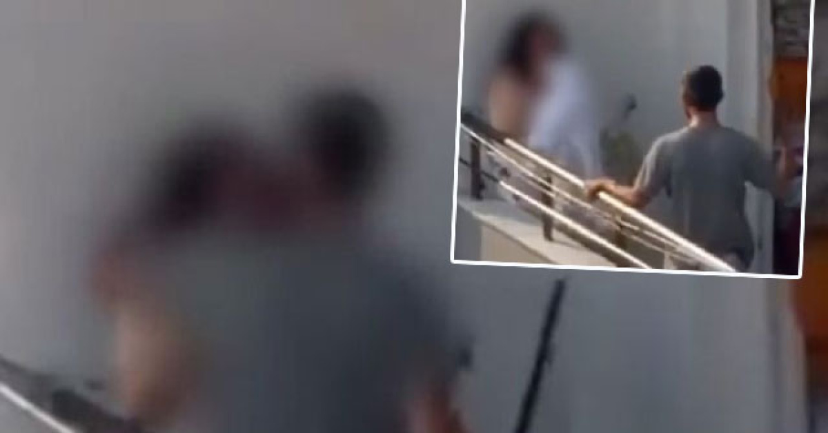 Ayrıntılar Netleşti: Vicdan kanatan görüntü... Balkonda kadına sopalı şiddet!: Gelişmeler Takip Ediliyor