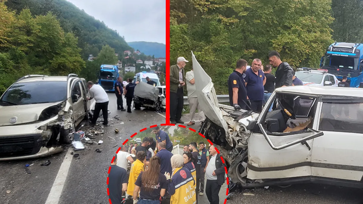 Son Gelişme: Kastamonu'da feci kaza! Hafif ticari araç ile otomobil çarpıştı: Yaralılar var! - Son Dakika Bilg