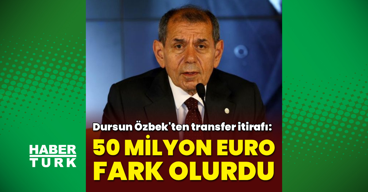 Son Gelişme: Dursun Özbek'ten transfer itirafı! ve Merak Edilenler