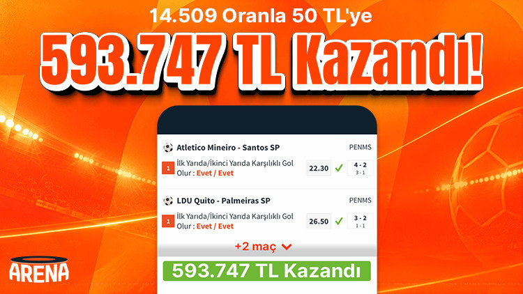 4 maçın tamamını bildi, 593.747 TL kazandı… ve Merak Edilenler